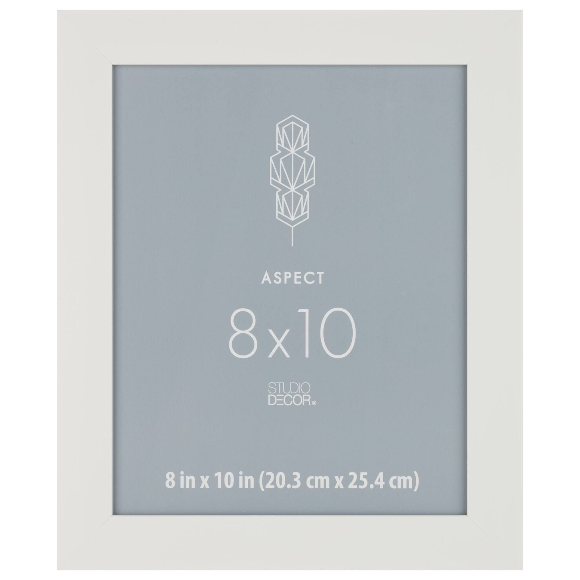 Aspect 8" x 10" White Wide Frame by Studio Décor®